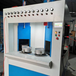 Rotary Table Automatic Batch Sandblaster for Cookware