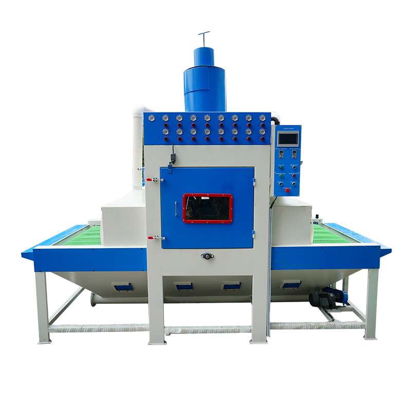 Aluminum Extrusion Profile Sand Blasting Machine, Automatic Conveyor Sandblasting System