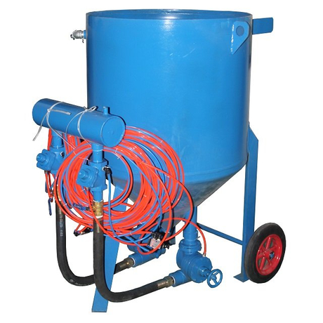 sandblaster blasting pressure portable pot guns double abrasive litre machines type coating powder